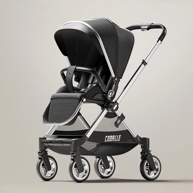 2024 New Arrival Convertible Full-Size Baby Stroller for Toddler Newborn Smart Baby Stroller with Reversible Seat