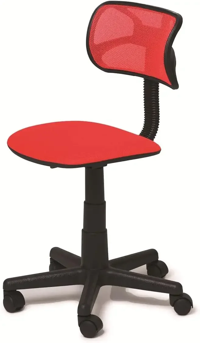 

Swivel Mesh Desk Chair, Red 21D x 21W x 33H in