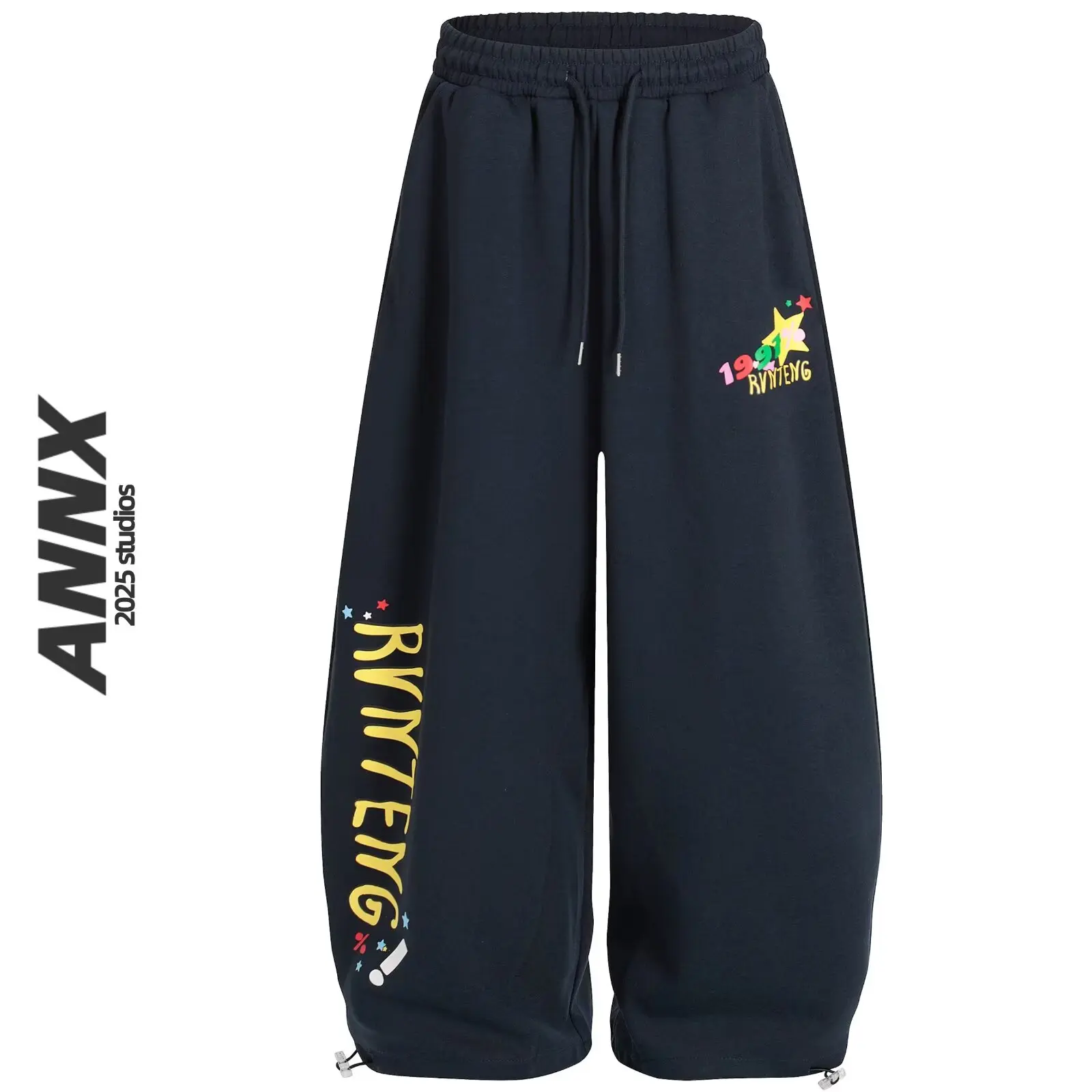 Alla moda, semplice, pigro, trendy, trendy, temperamento ins, pantaloni casual, nuovo stile artistico Harajuku, versatile