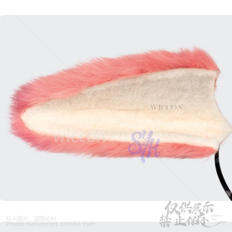 أنيمي لعبة جينشين تأثير تأثيري ياي ميكو الثعلب فروي Furrsuit آذان الوردي غطاء الرأس دبوس الشعر أغطية الرأس لوليتا اكسسوارات الهالوين