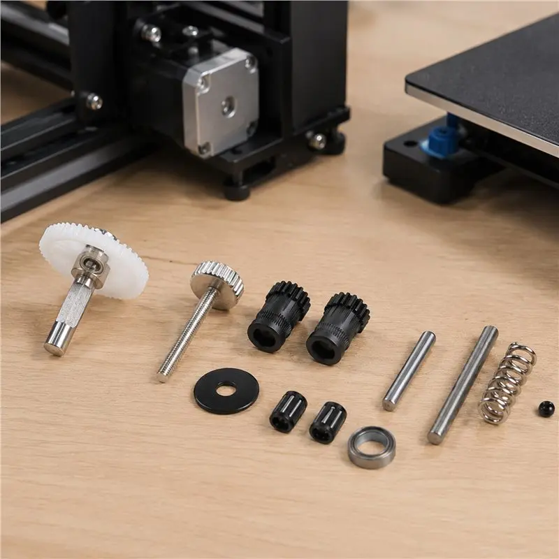 HOT!A72T For Sherpa Mini Compatible 3D Printer Parts- Hardened Steel Extruder Gear Kit Accessories