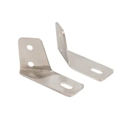 Stainless Steel Right/Left Side Broken Fender Saddlebag Rail Support Brackets Strut Fit for Harley Touring 1985-2008