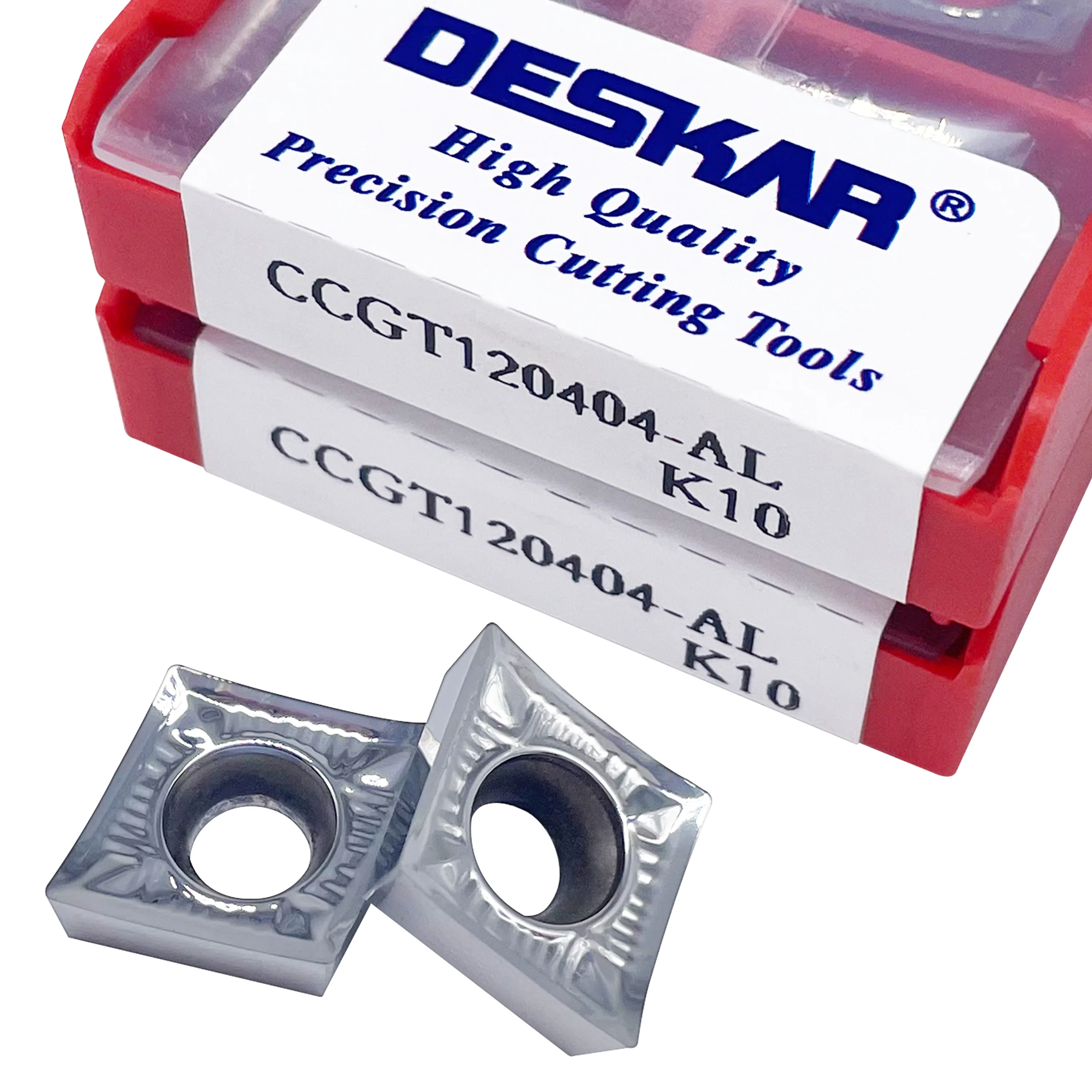 Deskar ccgt060202 ccgt060204 ccgt060208 al kccgt09t302 ccgt09t304 ccgt09t308 ccgt120404/04/08 al k10 Hartmetalle insatz für Aluminium