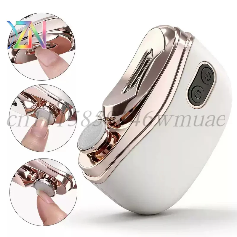 2-in-1 Electric Nail Clipper Trimmer & Polisher 2 Speed Safe