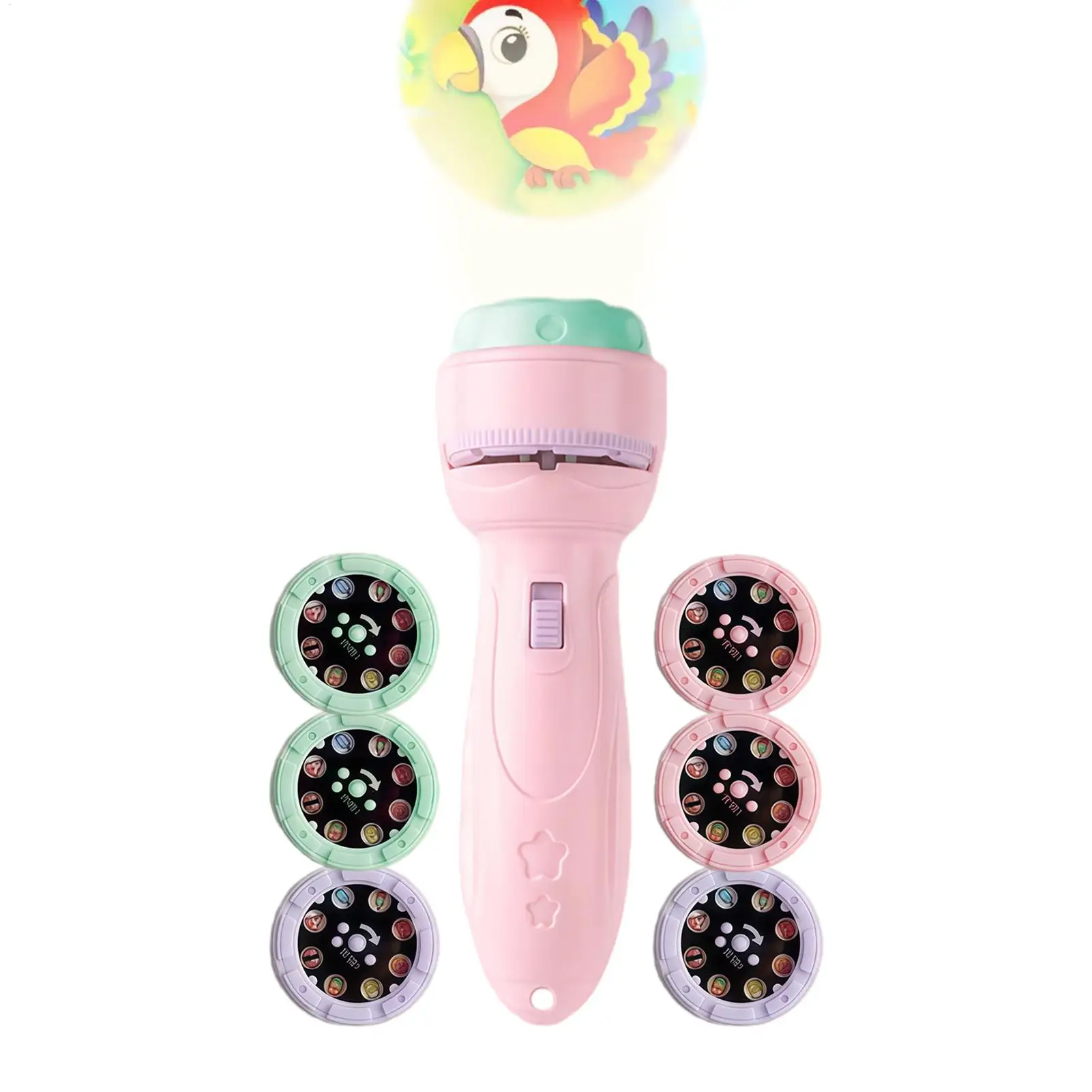 Projector Flashlight for Kids 40 Patterns Bedtime Toys Cartoon Light Educational Toy Gift for Toddler Boys Girls Projector Toy