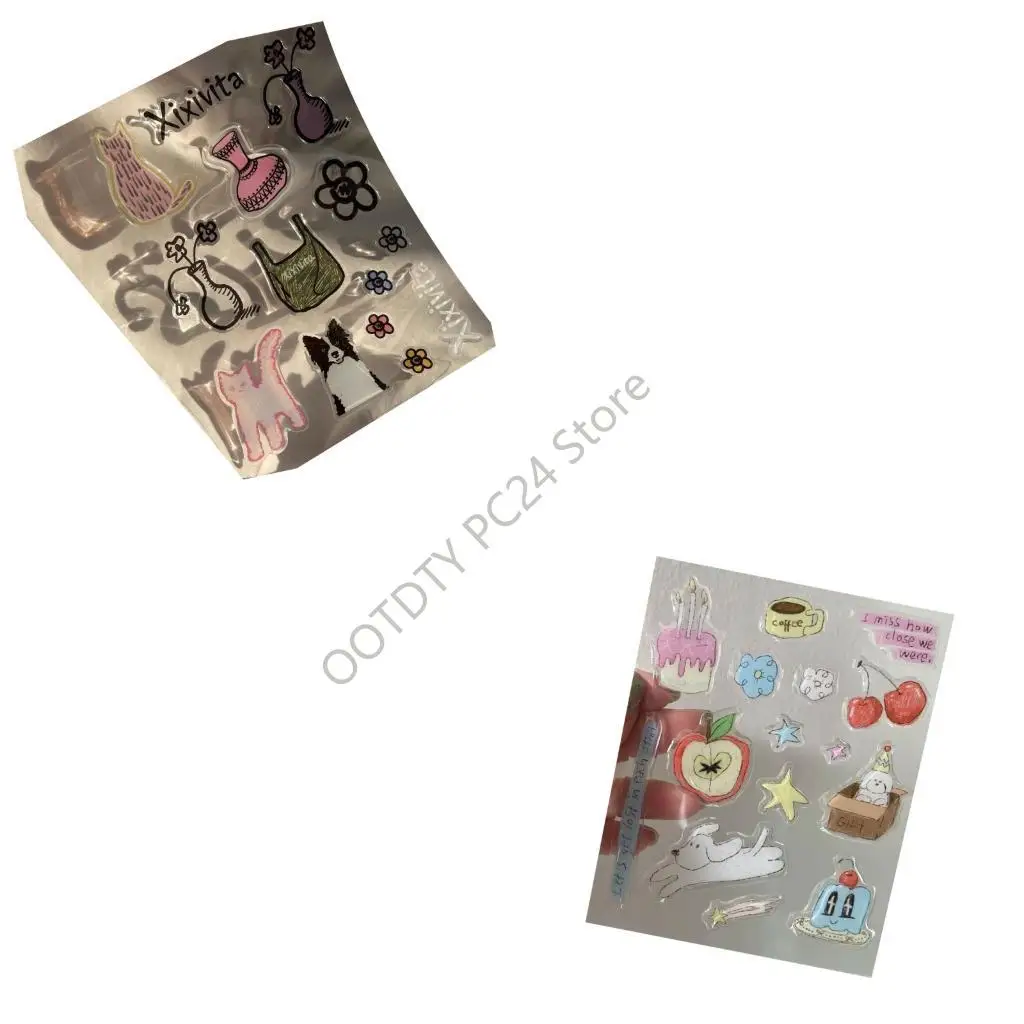 

H7BA Waterproof 3D Jelly Stickers Decals For Harsh Conditions Outdoor And Travel Use