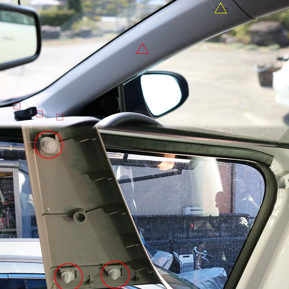 20Pcs For Toyota Sienna 2010 2011 2012 2013 2014 2015 2016 - 2019 Pillar Panel Sill Trim Roof Rivets Door Card Headlining Clips