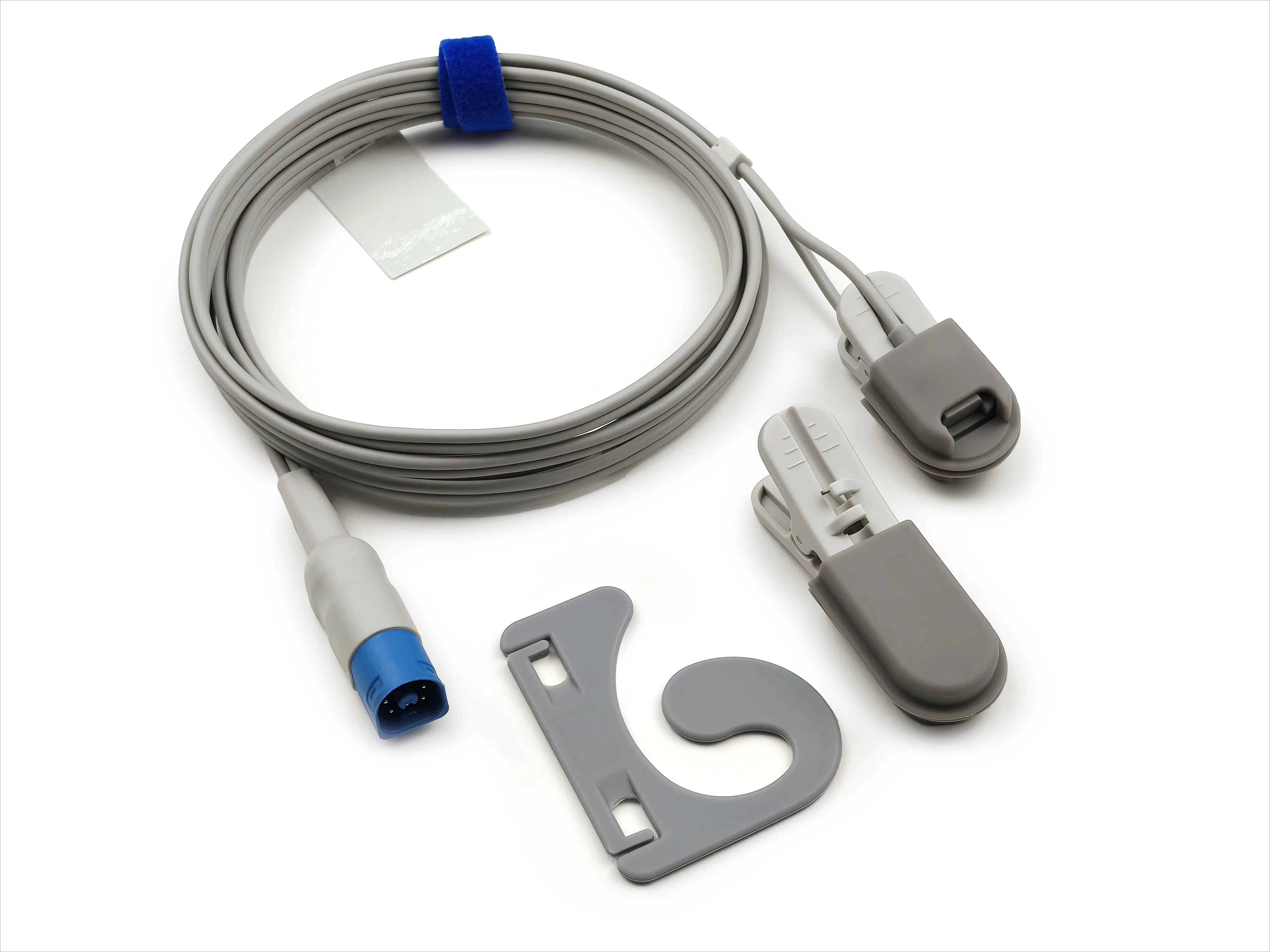 Reusable Oximetry Sensor 8-pin, Compatible with Ph MP 30 MP 40 Oximetry Sensor, Animal Ear Clips