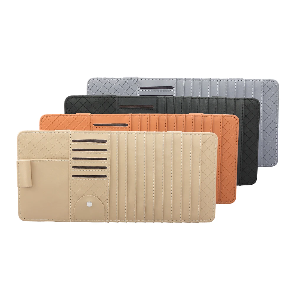 

Vehicle Storage Bag Storage Bag Organizer Vehicle CD Holder Premium Quality Practical Decorative Accessory