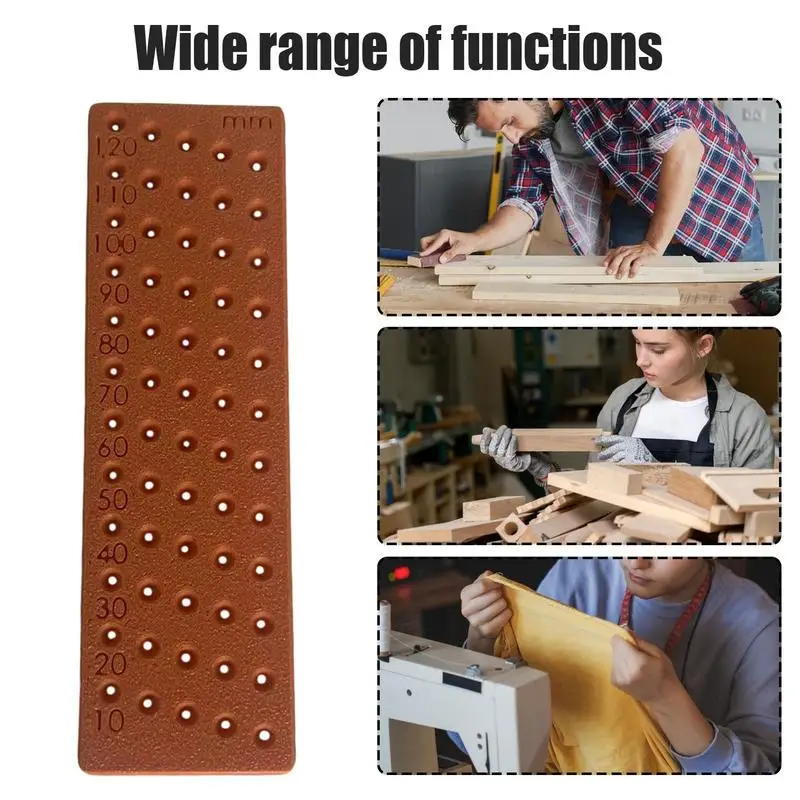 Medidor de marcado, regla impresa en 3D, indicador de marcado, trazado de precisión, decoración del hogar, herramientas de medición multifunción para costura de carpintero