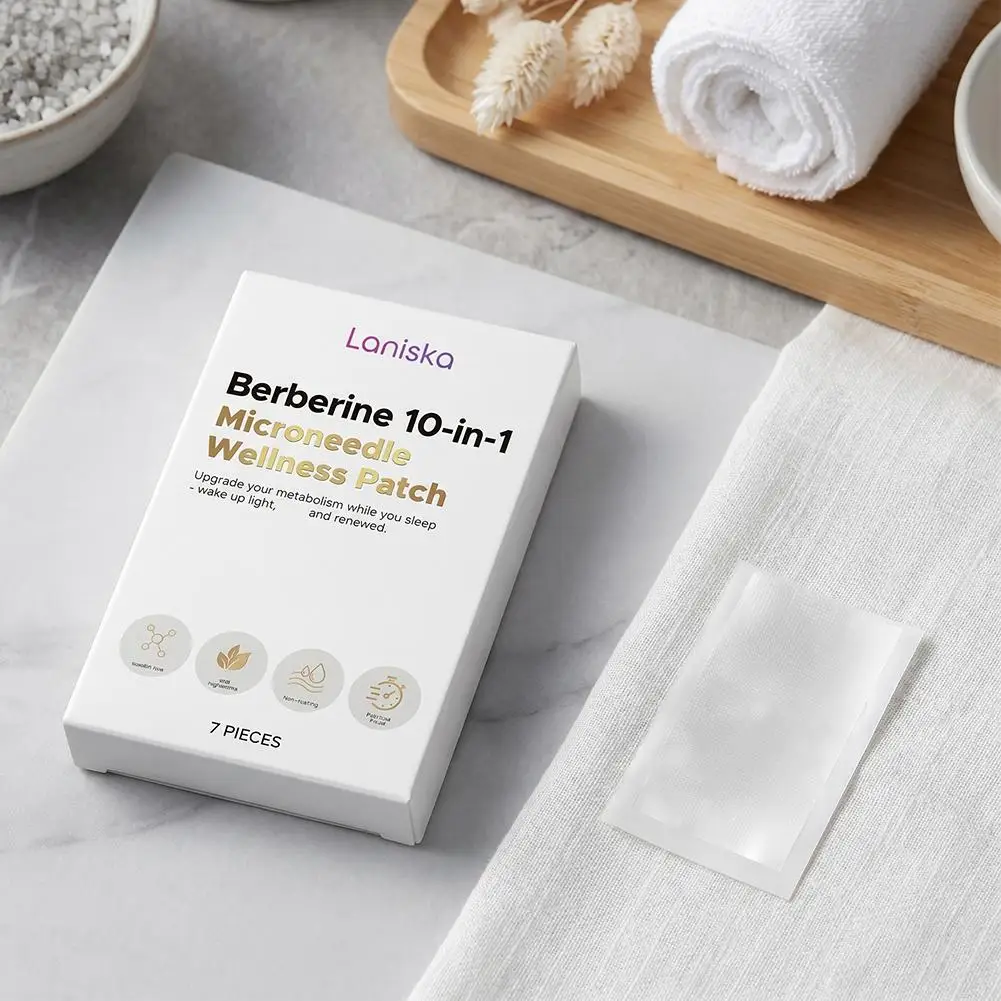 Berberine 10-in-1 Microneedle Wellness Patch Promote Metabolism Body Care Stickers Lightness Daily Body Shape Management Sticker