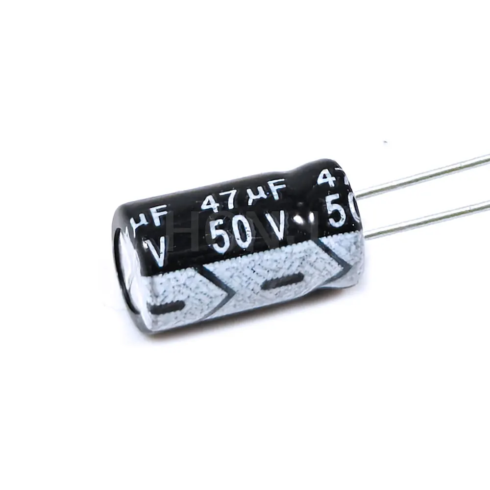 20PCS​​ ​​​​​​​​​​​​​​47uF 50V 47MFD 50Volt 6*12mm Aluminum Electrolytic Capacitor Radial 47mf50v 47uf50v 50v47mf 50v47uf ±20%​​