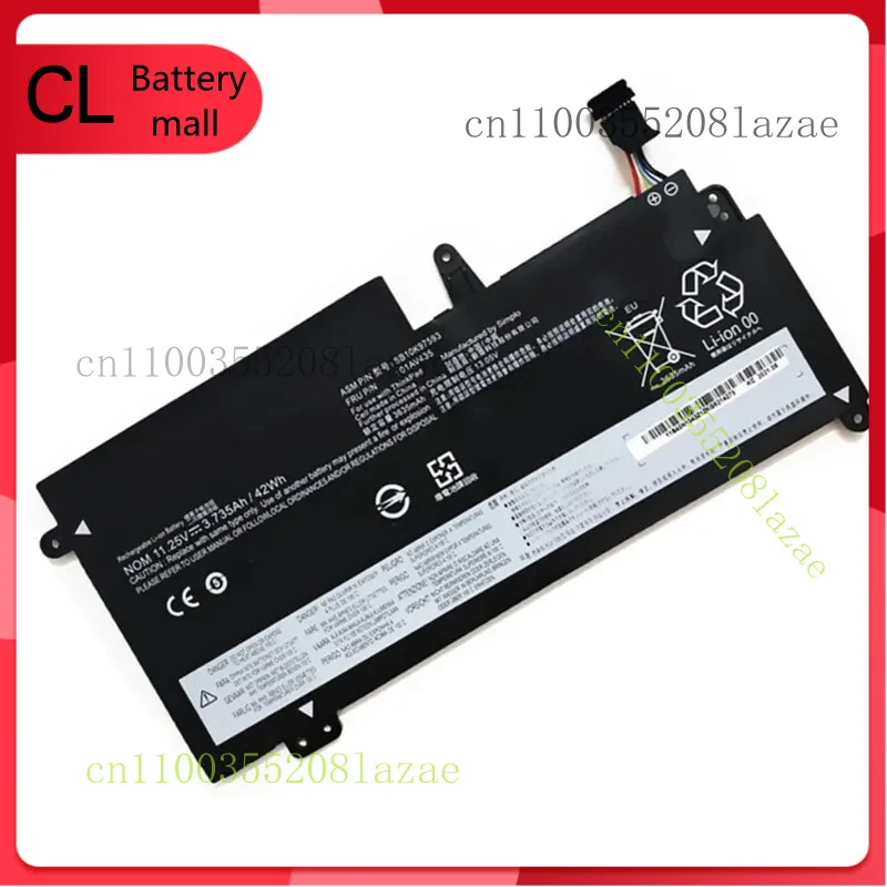 

Battery for Lenovo ThinkPad S2 13 Chromebook 42W 01AV400 01AV401 01AV436