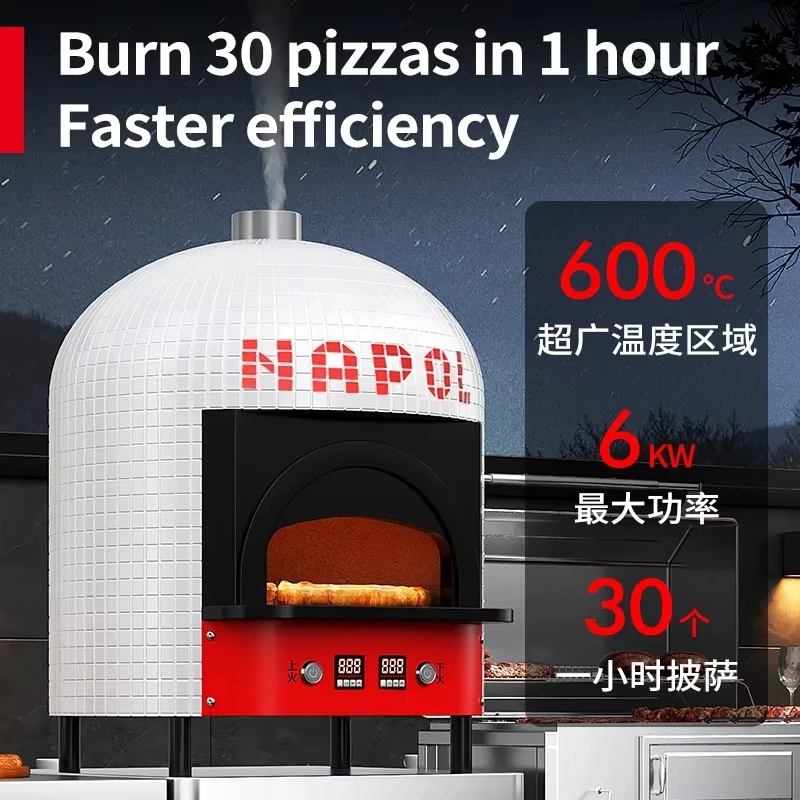 2026 New FL Wholesale Commercial Neapolitan Pizza Oven Electric Mosaic Tabletop for Bakery Use Customized