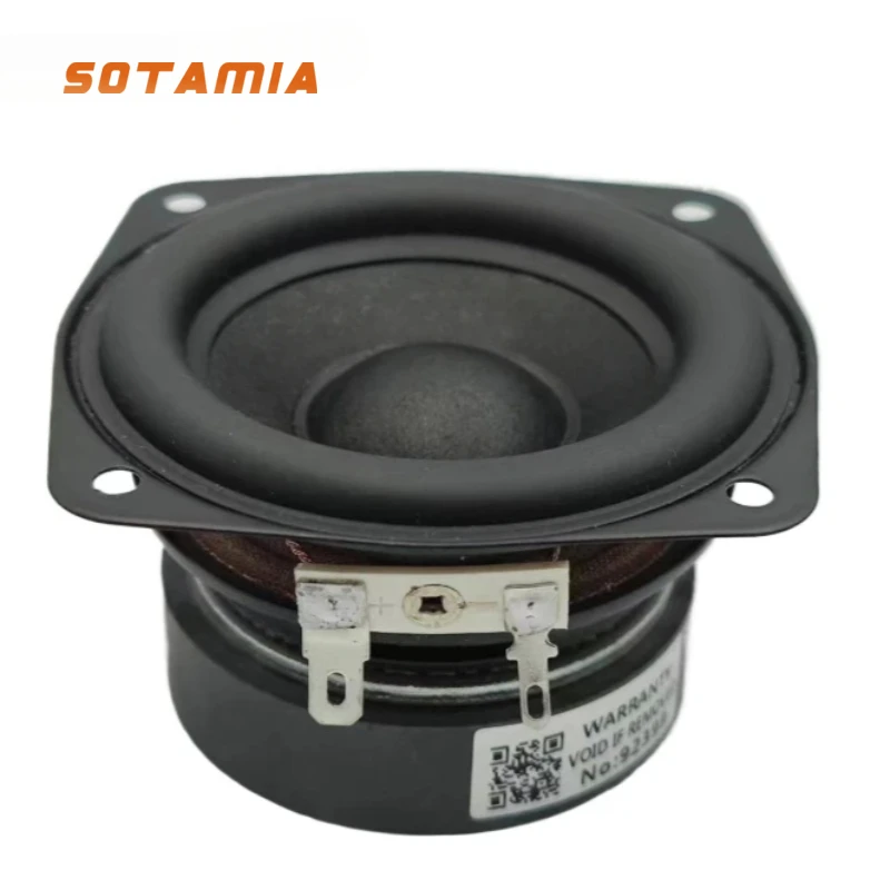 SOTAMIA 1Pcs 3 Inch Subwoofer Speaker 4 Ohm 15W Woofer Audio Hifi Home Music Sound Bass Speaker DIY Home Theater Loudspeaker