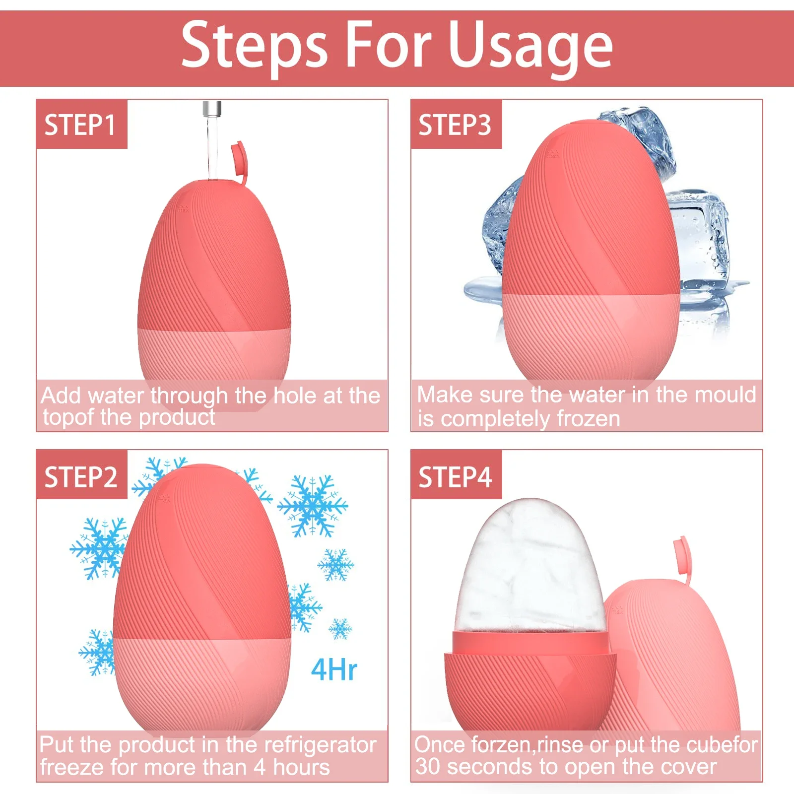 Ice Face Roller & Stainless Steel Gua Sha Tool Set, Facial Massager Ice Roller Skin Care Tool Beauty Set Lifting Contouring Tool