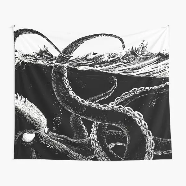 Octopus Tentacles Tapestry Vintage Sea Ocean Nautical Marine Home Decor Tapestries Wall Blanket for Bedroom Living Room Dorm