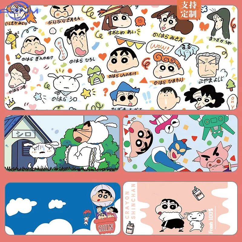 Crayon Shin-chan Mouse Pad Super Large Male And Female Cute Cartoon  Anime E-sports Game Computer Pads-hc23-HH8
