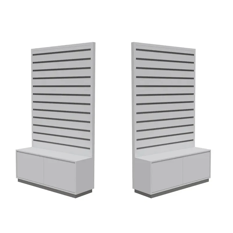 

Customize.Popular Design Pharmacy Display Cabinet Retail Rx Store Fixture Modern Pharmacy Display Shelf Slat Wall Stand Sale