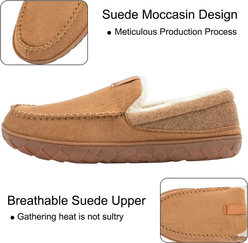 Men's Winter Plush Slippers Image 5