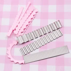 3PCS Polymer Clay Tools Lace Super Slicer Wave Cutter 304 Stainless Steel Flexible Clay Cutting Blade Set