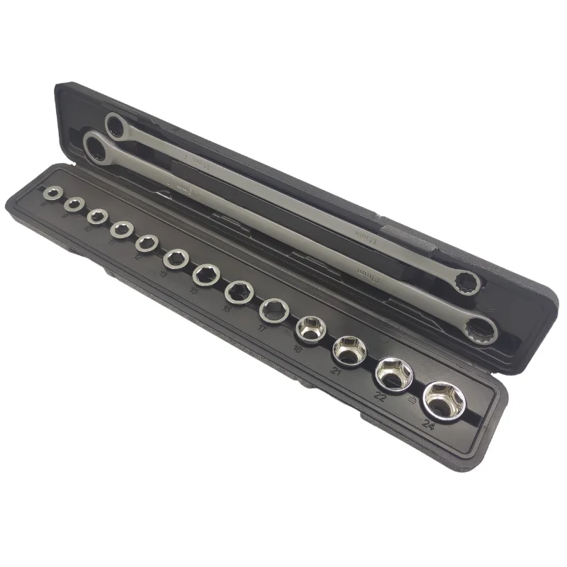 36Pcs Chrome Vanadium Steel Wrench Kit, 72 Tooth Adjustable Ratchet Wrench, Labor-saving Screwdriver Bit Set