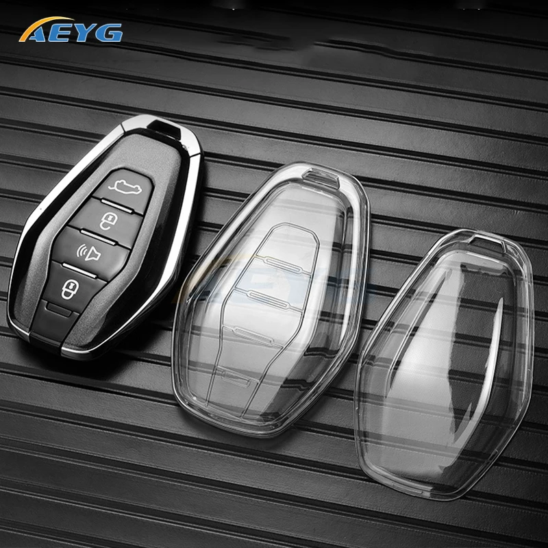 TPU Car Remote Key Case Cover For Chery Jetour X70 X90 X95 Plus 2020 2021 2022 Remote Holder Keychain Accessories