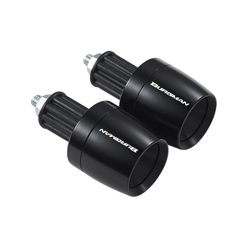 Мотоциклетные ручки на руль, торцевая заглушка для Suzuki BURGMAN 650 400 125 200 250 AN650 AN400 AN125 AN200