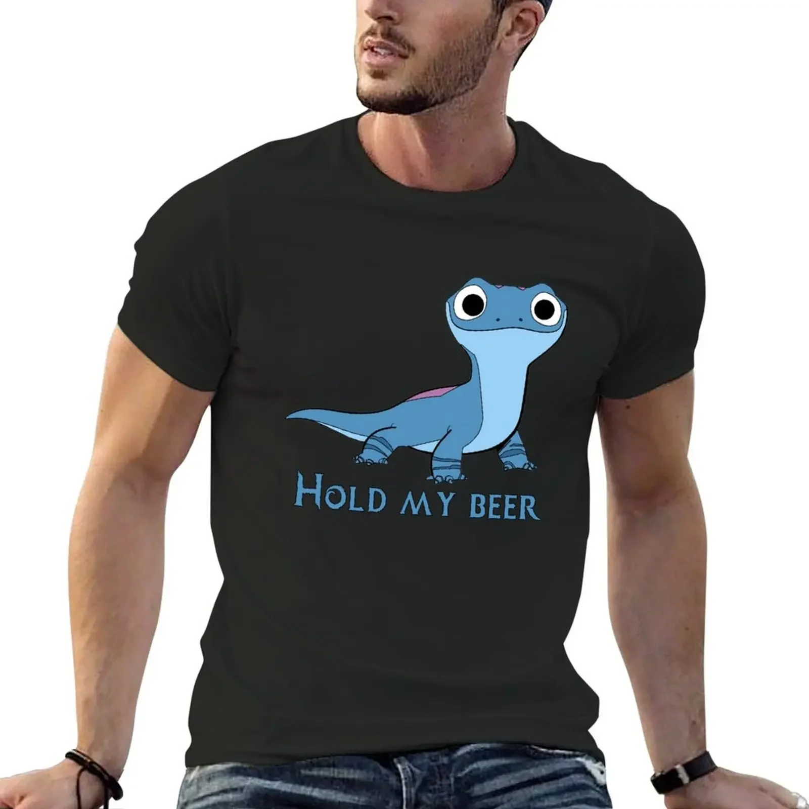 Bruni Hold my beer T-Shirt Blouse baggy shirts big and tall t shirts for men