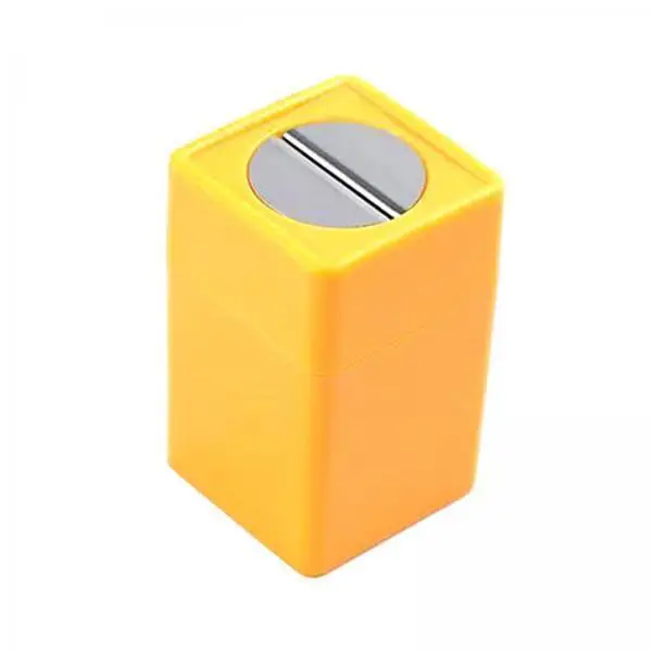 Razor Blades Storage Case Compact Disposal Container with Four Buckles Blade Tool Organizer for Craft and Salon