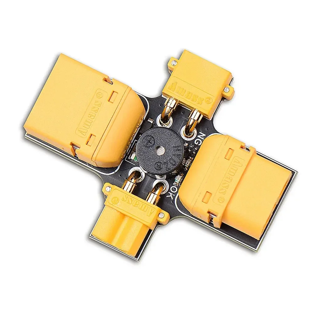 JHEMCU Smoke Stopper XT30-XT60 Short Circuit Protector Built-in Sound Alarm 1-8S Lipo 30V 2.5A-3.5A for RC FPV Drone