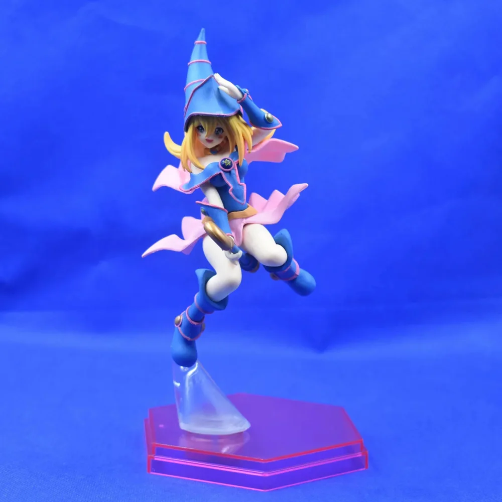 New Hot Yu-Gi-Oh Yugioh King of Games Yugi Muto's Dark Magician Girl Pop Up Parade Classic Anime Figure Model Toys Gift