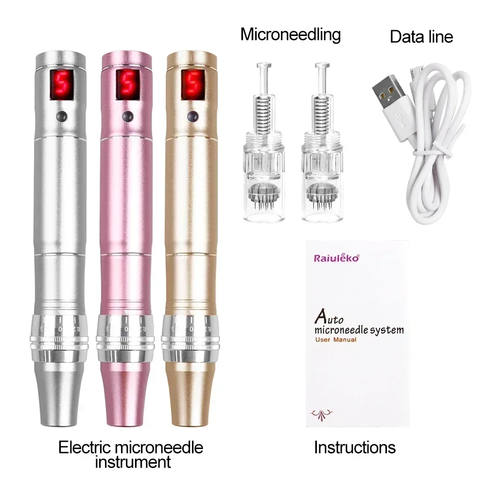 Ultima Dr.imp Pen Wireless Derma Rolling Digital 5-Gang Dermapen Microneedling-Kartusche Mesotherapie Elektrisches Schönheitspflege-Tool – Detail 17