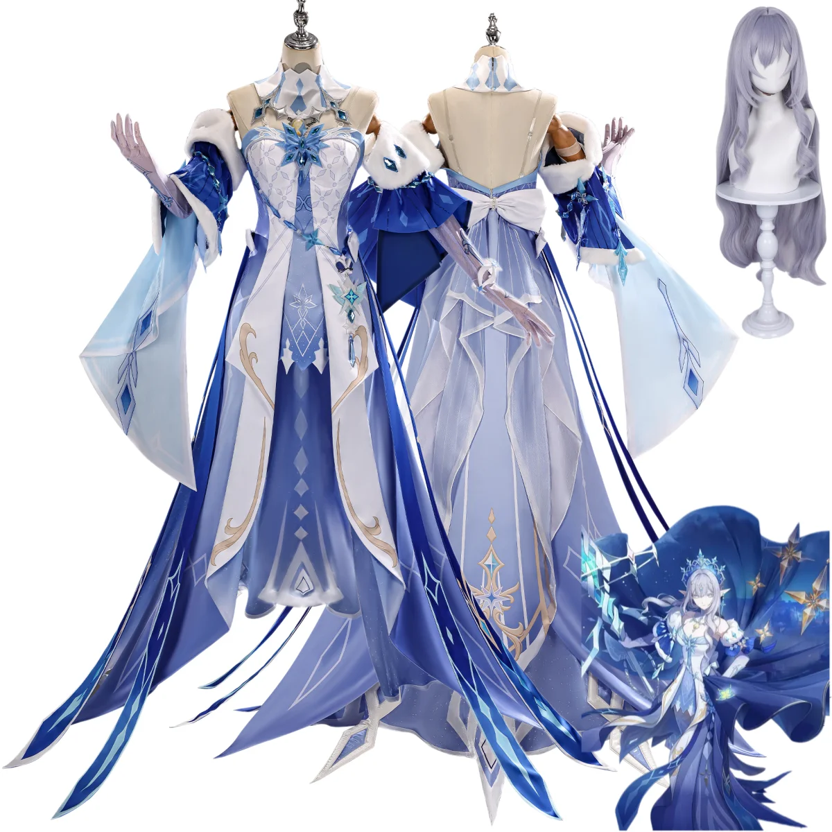 Women'S Accessories For Suit - Costume Cosplay Anastasya Feodorovna Snezhnaya dei