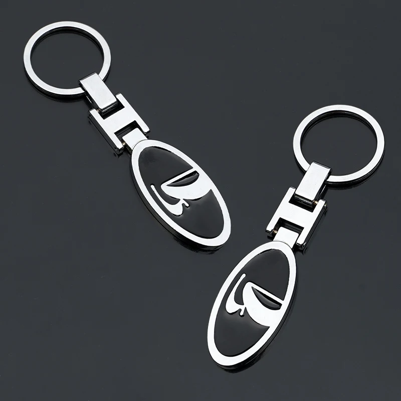 1 Uds llavero con emblema de coche accesorios de llavero de Metal para Lada Niva Kalina Largus Priora Xray Vesta Samara Granta