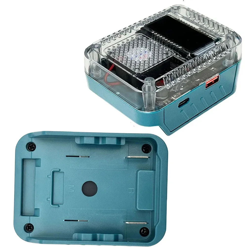 

Для путешествий, адаптер для офисного аккумулятора Type-C PD-конвертер Многофункциональный защитный адаптер для аккумулятора 95x68x45 мм PD Type-C Выход