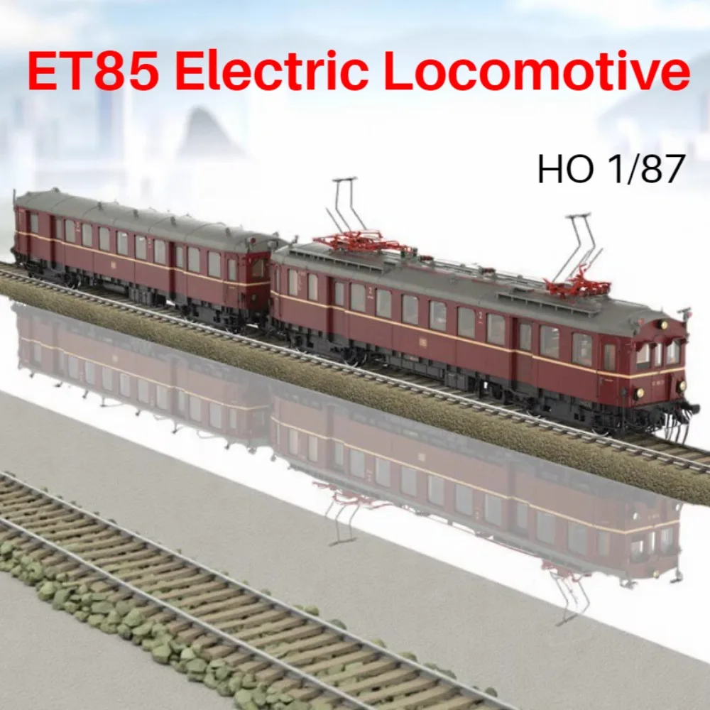 TRIX HO 1/87 Train Model ET85 Electric Steam Train 25853 Two-Section DCC Lighted Version Collectible Ornaments Boy Toy Gift