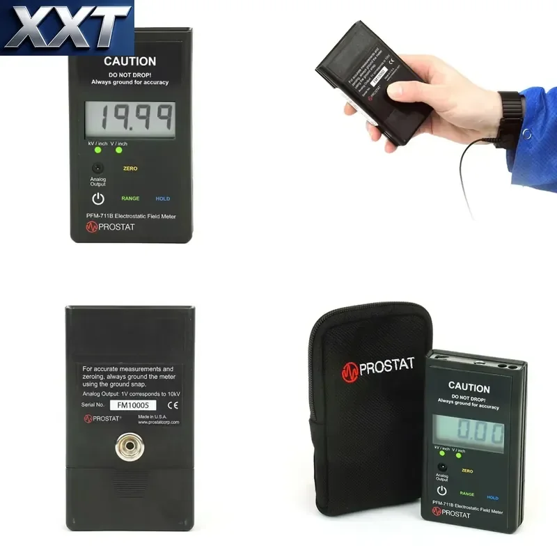 XXT Products PFM711B Electrostatic Field Meter Electric Field Meter: Locates and Measures Electrostatic Field Density