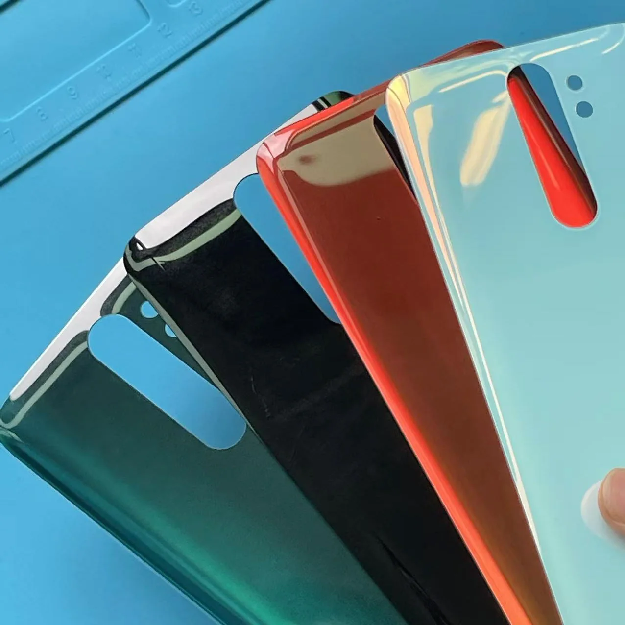 KOSPPLHZ For Redmi Note 8 Pro Back Glass Cover Rear Door For Redmi Note 8 Pro Battery Glass Back Cover Replacement