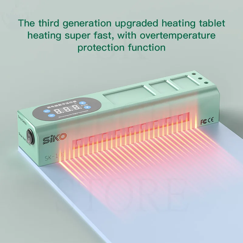 15" Heating Platform With LED Dust Removal Repair Station Fast Heating & Overheat Protection 720° Foldable LCD Disassembly Pad