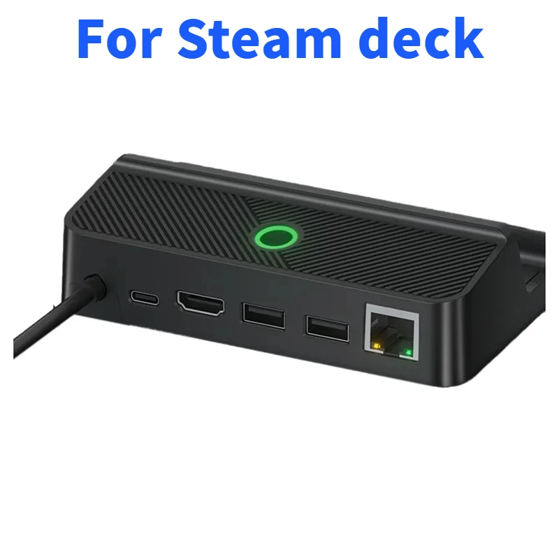 

Charger Dock and 4K HDMI-Compatible RGB Video Adapter for Steam Deck Console TV Video Converter