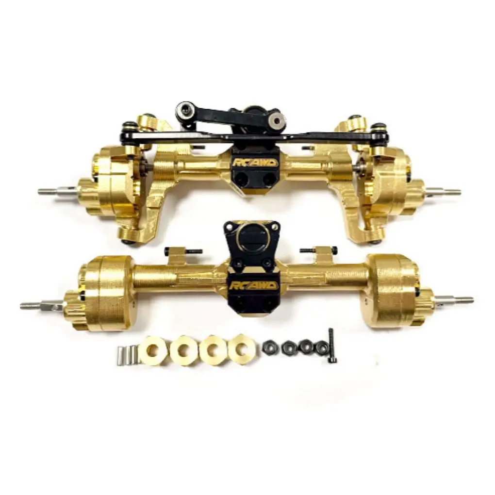 

2pieces 1 24 Front Rear Axle RC Upgrade Part Brass Protector Rc Front Rear Axle For Axial SCX24 RC Car Part RC Car Accessories