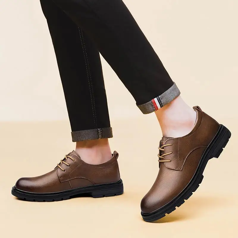 Bubu'an zweilagiges Rindsleder, lässiges Leder 38-44