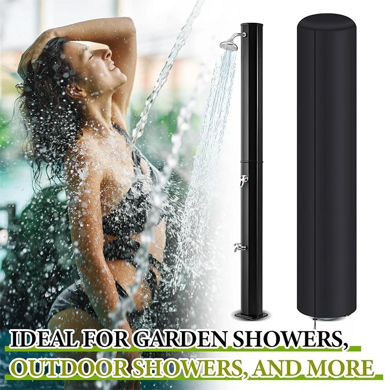 Outdoor Shower Enclosure 210D Cover Waterproof Solar Shower Cover Heavy Duty Outdoor Protector Windproof Dustproof Oxford