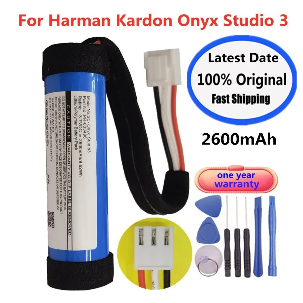 New Original Player Speaker Battery For Flip 4 Harman Kardon Onyx Studio 5 6 4 3 2 1 Go Play Mini / Onyx mini Battery Bateria image 4