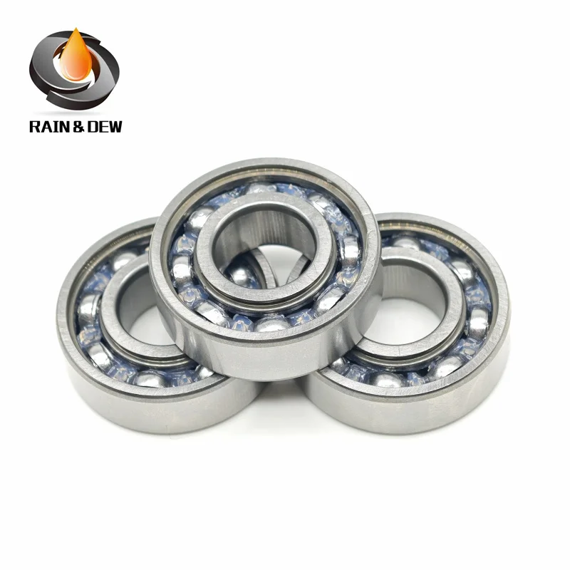 4PCS 6202 Bearing 15*35*11 mm ABEC-3 P6 For Motorcycles Engine Crankshaft 6202 OPEN Ball Bearings Without Grease