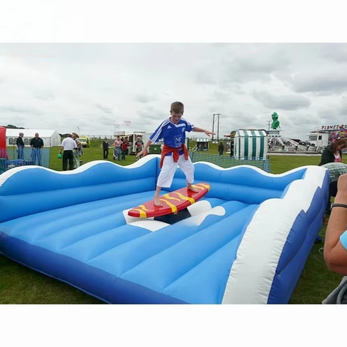 Hot-selling popular inflatable surfers and mechanical surfboards with cushions