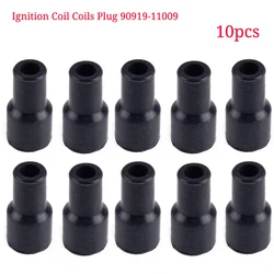 10Pc Spark Plugs Cap Connector Ignition Coil Coils Plug Tip Cover Rubber 90919-11009 For Toyota  Car Accessories