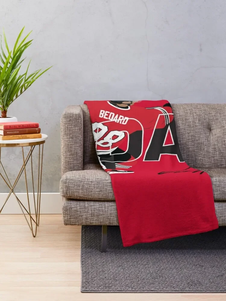 Bedard Pro Player Bold Name and Number Art Throw Blanket Blankets Sofas Of Decoration Large heavy to sleep Blankets