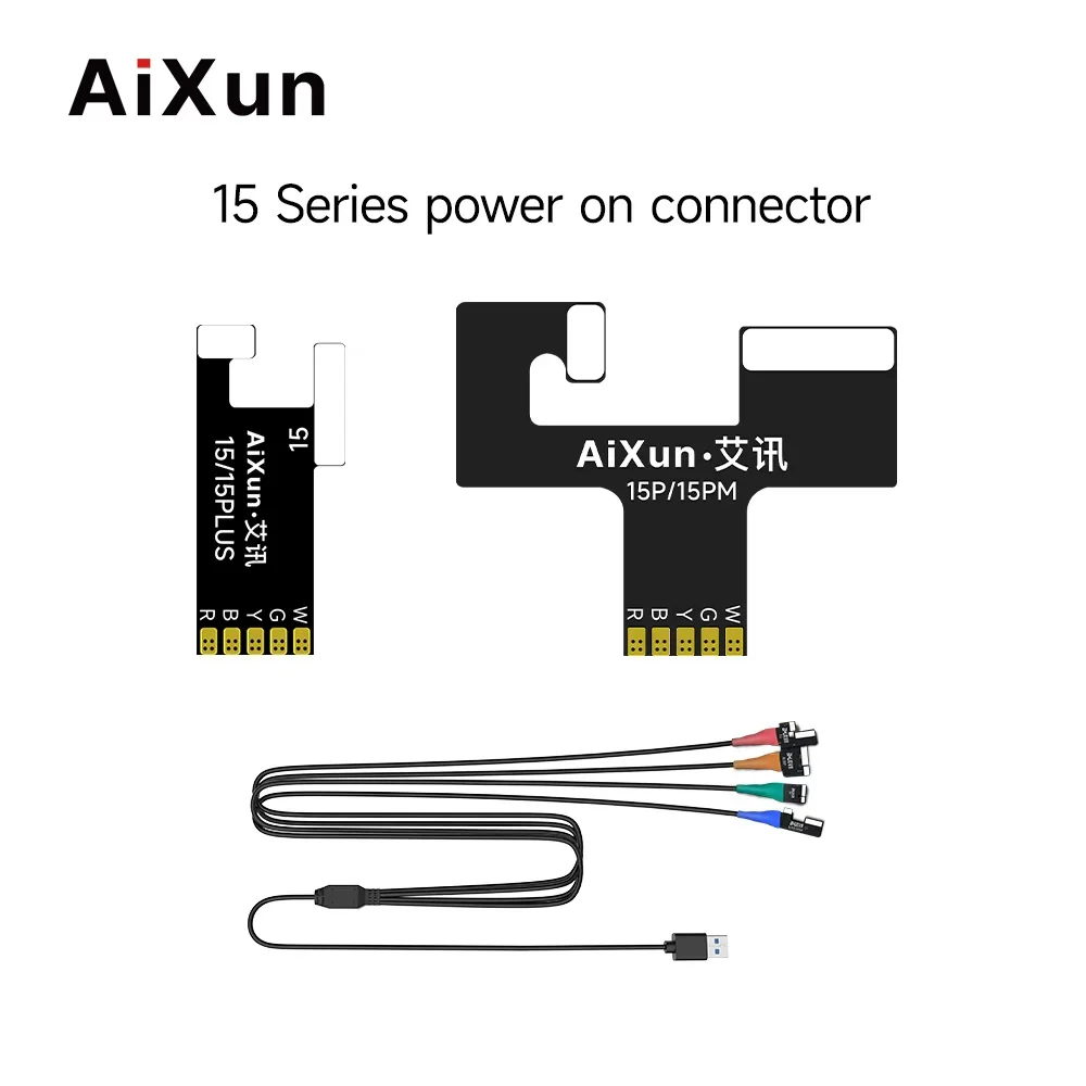 JC AIXUN Power Supply Test Cable iPhone 7 -15 Pro Max Mobile Phone